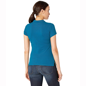 Hot Selling 220gsm Cotton <b>Women's</b> for <b>Polo</b> T-<b>Shirts</b> Customized New Design with Personalized LOGO Casual Solid Pattern - Product Image 6