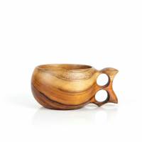 Tasse à café en bois sculptée à la main, tasse à thé artisanale, écologique, réutilisable, personnalisable, vaisselle vintage, mug à bière avec couvercles, pour usage domestique, mariage