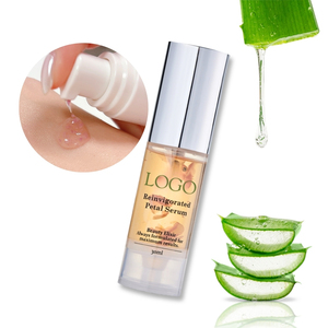 Wholesale <b>Rose</b> Plum Blossom Aloe Vera Facial Serum Hydrating Whitening Brightening Anti-Aging OEM ODM Private Label Skincare - Product Image 1