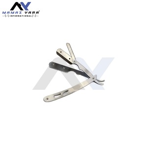 Professional Stainless Steel Barber <b>Swing</b> Lock Razor <b>Single</b> Blade Classic Wet Shaving Tool Salon Grooming Quality OEM Logo - Product Image 1
