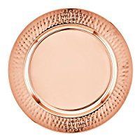 Plateau rond doré design en métal, plat de service haut de gamme, décoration de mariage, centre de table pour banquets d'hôtel, présentoir pour la maison et l'hôtellerie - Product Image 5