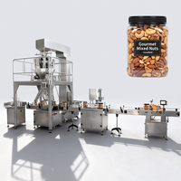 Ligne de remplissage automatique de pots pour noix, cacahuètes, haricots noirs, bonbons, poudre, céréales, millet, dattes rouges – Machine d'emballage en pots