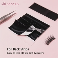 Extensions de cils personnalisées, prix d'usine premium, cheveux synthétiques doux pour un maquillage quotidien naturel
