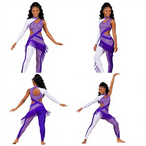 Veste de baseball personnalisée pour majorettes et cheerleaders adultes, avec logo frontal, 100 % polyester, service OEM, tenue d'entraînement - Product Image 3