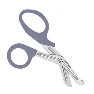 Ciseaux à pansements pour infirmières, 5,5 pouces, gris, acier inoxydable de qualité allemande, pour urgences médicales, premiers secours, chirurgie - Product Image 4