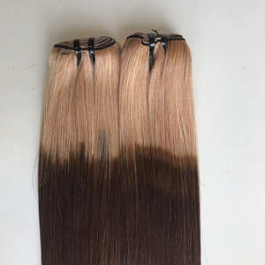 Paquete de Cabello Humano Ombre Color Café con Cierre, Cabello Virgen Vietnamita Crudo de Primera Calidad, Doble Trama, Envío Rápido, Calidad de Lujo - Product Image 4