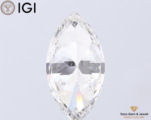 Diamante CVD Cultivado en Laboratorio, 3.50 Quilates, Claridad VVS1, Color E, Forma Marquise, con Certificado IGI, para un Hermoso Colgante Clásico - Product Image 3