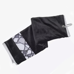 Serviettes de golf en coton biologique de qualité supérieure, faible MOQ, vêtements de sport, logo personnalisé, serviettes de golf disponibles en grande quantité - Product Image 4