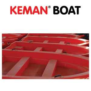 Bateau en polyéthylène Keman 3,5 mètres |   Compatible avec les moteurs hors-bord de 15 à 25 CV, pour bateaux de pêche, bateaux de sauvetage, haute durabilité - Product Image 3