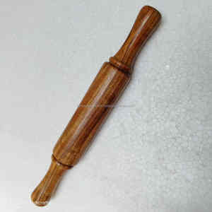 Rouleau à pâtisserie artisanal en bois d'acacia pour la pâtisserie et la cuisine au meilleur prix - Product Image 2