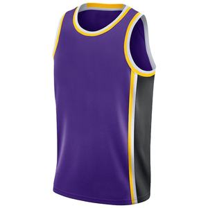 Maillots de basket-ball à rayures sublimées, design gratuit, vêtements de sport unis, personnalisables avec logo d'équipe, haute qualité. - Product Image 2