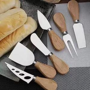 Ensemble de couteaux à fromage en métal finition design, manche en résine, outils de découpe de fromage de qualité supérieure pour événements, cuisine, salle à manger, restaurant - Product Image 6