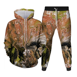 Service OEM – Ensemble de survêtement d'hiver en polyester épais, coupe-vent et réversible, personnalisable sur mesure pour homme, avec capuche unie et vierge pour sublimation - Product Image 4