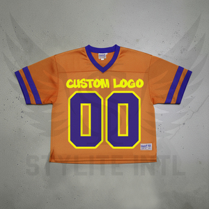 QUICKSHOW Ropa Urbana, Jersey de Fútbol Americano Retro con Estampado Digital Personalizado, Estilo Vintage Casual, Sublimado, de Malla, Holgado - Product Image 5