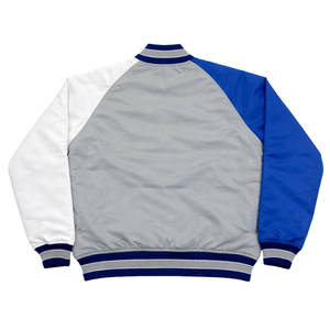 Chaqueta Bomber Gris Phi Beta Sigma, Ropa de Fraternidad Griega con Diseño Clásico, Comodidad Premium y Ajuste Elegante - Product Image 5