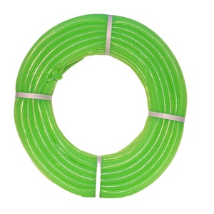 Tuyau d'eau de jardin flexible en PVC vert bleu jaune orange en polyéthylène PE avec douille et connexion par fusion bout à bout pour le drainage - Product Image 3
