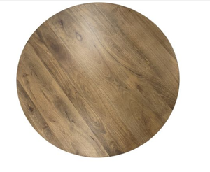Table à manger ronde moderne en bois, table de dîner contemporaine pour la maison, l'hôtel, l'appartement - Product Image 4