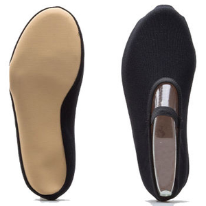 Zapatillas de Ballet Suaves para Mujer, Parte Superior de Tela de Algodón, Suela de Goma, para Práctica de Danza, Blancas, Sin Cordones - Product Image 5