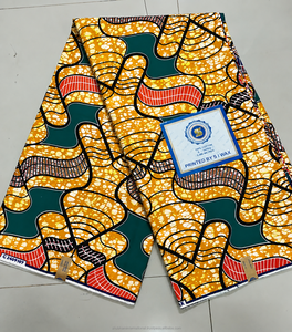 Red <b>Navy</b> Blue Luxury African Wax Print Ankara Fabric Abstract Geometric Pattern for <b>Women</b> Dressmaking - Product Image 5