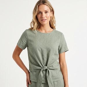 Blusa de Verano para Mujer, Estilo Casual, con Lazos Delanteros, de Poliéster, Transpirable, OEM, ODM, Venta al por Mayor, Fábrica, Marca Privada |   MOQ bajo - Product Image 4