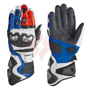 Gants de moto en cuir de qualité supérieure, imperméables, compatibles avec les écrans tactiles, unisexes, pour l'hiver, pour le motocross, coupe-vent - Product Image 2