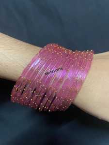 Pulseras de cristal/Chudiyan de moda para mujeres y niñas con tamaño y modelo personalizables/Artesanías de resina estilo ángel - Product Image 4