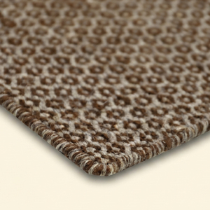 Alfombra Plana de Microfibra de Lana Color Cacao de DECORDEC, Diseño Minimalista, Pequeña, Geométrica, Texturizada, Hecha a Mano, Ecológica, Antideslizante - Product Image 5