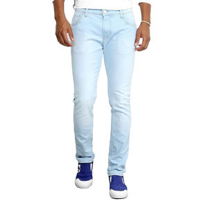 Jeans en denim de qualité supérieure, 100% coton, coupe droite, légers, décontractés, respirants, écologiques, vente en gros en petites quantités, prix bas - Product Image 1