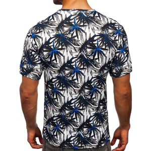 T-shirts personnalisés pour hommes avec logo imprimé par sublimation, 100% coton, écologiques, séchage rapide, motif uni, meilleur matériau, service OEM, pas cher - Product Image 4