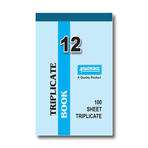 Hawamahal TRIPLICATE <b>BOOK</b> 100 + 100 +100 CARBON Pages | No 12 TRIPLICATE <b>BOOK</b> 100+100 ruled + 100 Plain 300 Pages (White - Product Image 1