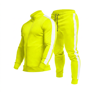 Men's Eco-Friendly Casual Lightweight Solid Color Tracksuit Set Full <b>Zip</b> <b>Hooded</b> Joggers Breathable Quick Dry Sporty Fit Autumn - Product Image 2