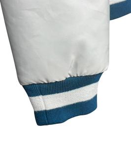 C'est une veste bomber universitaire Aeropostale Philadelphia Eagles en bleu et blanc. - Product Image 2