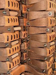 Estribos de Madera de Roble para Silla de Montar Occidental, Herrajes Grabados Niquelados, Personalizables, Modelo T4 49 de ARMANDIOUS INDUSTRY - Product Image 5