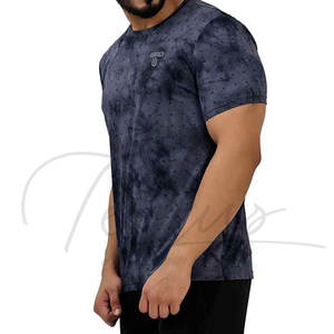 T-shirts pour hommes de haute qualité, vêtements décontractés, légers, respirants, séchage rapide, couleur personnalisée, impression numérique, polyester/coton - Product Image 4