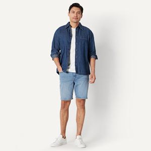 Shorts amples pour hommes, style hip-hop, en tissu de laine numérique uni, taille élastique, anti-plis, respirants, de haute qualité, vente en gros - Product Image 5