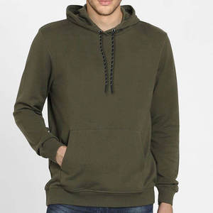 เสื้อฮู้ดดี้ผ้าฝ้าย 100% แบบสวมหัว สปอร์ตแวร์ รับผลิตตามแบบ OEM/ODM พร้อมปักโลโก้ตามสั่ง  ขั้นต่ำในการสั่งซื้อน้อย  ชุดลำลองผู้ชายสุดเทรนดี้ - Product Image 3