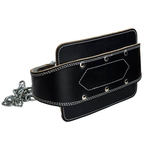 Weight Lifting Belt Standard Neoprene Dip Belt Heavy Duty Chain Pull Chin Dips Bodybuilding Exercises <b>Strength</b> <b>Training</b> Gym EVA - Product Image 5