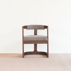 Silla de Comedor Moderna y Contemporánea de Lujo Phillips, Estructura de Madera Maciza, Tapicería Súper Cómoda, Modelo para Hogar y Hotel - Product Image 2