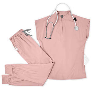 Fabrication directe en usine de blouses médicales unisexes sur mesure en polyester/coton tissé, OEM. - Product Image 2