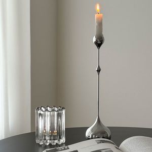 Metal <b>candle</b> holder <b>pillar</b> <b>candle</b> holder Brass taper <b>candle</b> holder US Style brass Decor Brass home decor item - Product Image 3