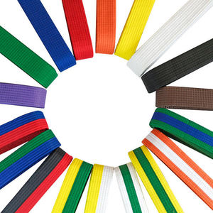 Ceintures de karaté haut de gamme en gros, fabricant de ceintures d'arts martiaux brodées sur mesure, ceintures noires 100% coton, fournisseur OEM - Product Image 2