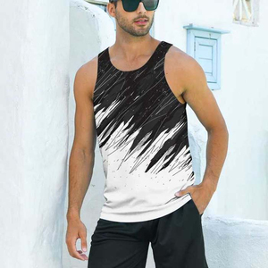 PASUXI Casual Quick Dry Moisture Wicking Fitness <b>Stringer</b> Tank Top Men's Gym Compression Workout Singlet Breathable Running <b>Vest</b> - Product Image 3