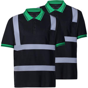 Camiseta Polo de Uniforme de Seguridad a Precios de Mayoreo, 100% Algodón, Camiseta Polo de Seguridad, Camiseta Polo de Dos Tonos para Guardias de Seguridad - Product Image 1