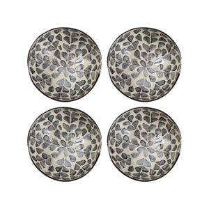 Tazón de Coco Decorativo Ecológico con Incrustaciones de Madreperla, de Alta Calidad, Tendencia en Decoración Sostenible para el Hogar, Venta al Por Mayor - Product Image 1