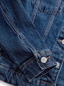 Veste en jean bleu classique personnalisée 2026 pour femme, style décontracté basique, directement de l'usine - Product Image 6