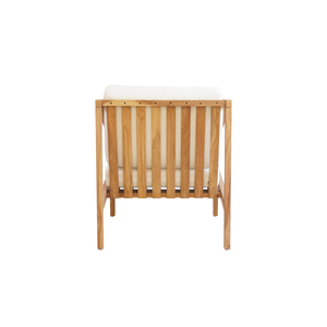 High Quality Solid Teak Wood Modern <b>Lounge</b> <b>Chair</b> Waterproof Cushion <b>Outdoor</b> Garden Furniture for Warehouse and Hotel Use - Product Image 4