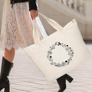 Canvas <b>Tote</b> <b>Bag</b> Reusable Shopping Carry <b>Bag</b> with Long Handles for Grocery <b>Travel</b> Beach Office School Everyday Canvas <b>Tote</b> <b>Bag</b> - Product Image 5
