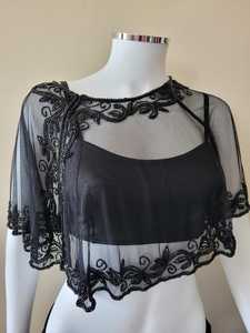 FQC Women Baby Tee <b>Rhinestone</b> Fringe Crop <b>Top</b> Vest Crew Neck Going Out <b>Rhinestone</b> <b>Top</b> Women - Product Image 2