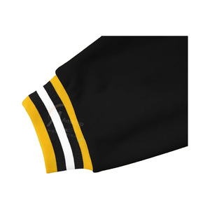 Double Custom Logo Stand Collar <b>Varsity</b> <b>Jacket</b> for Men Winter OEM Blank Wholesale <b>Plain</b> College <b>Jacket</b> - Product Image 4