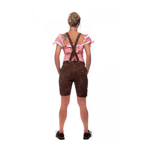 Suministro al por Mayor de Lederhosen Bávaros para Hombre, Pantalones Cortos de Cuero Tradicionales Alemanes para el Oktoberfest - Product Image 3